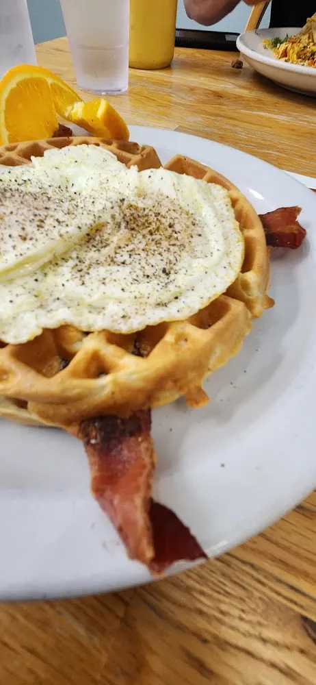 Ernie's Bacon Waffle